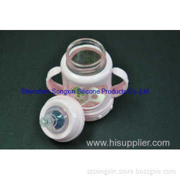 Glass Baby Bottle With Wide Neck And Pass Fda/lfgb/sgs 